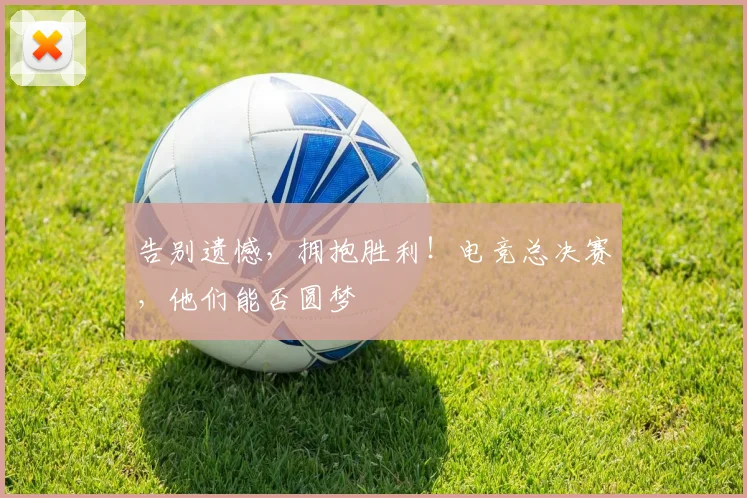 告别遗憾，拥抱胜利！电竞总决赛，他们能否圆梦